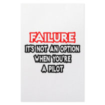 Failure...Not an Option...Pilot Customized Stationery