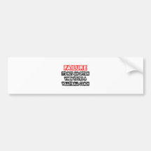 Failure...Not an Option...Volleyball Coach Bumper Stickers