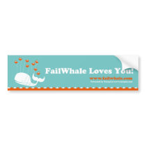 FailWhale Bumper stickers bumper stickers