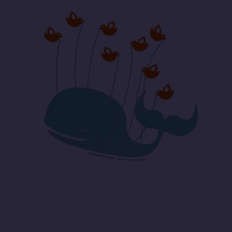 Failwhale Colorful Dark Tee T-shirt shirt
