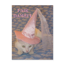 FAIR DAMSEL MISSY postcards by myrtieshuman FAIR DAMSEL MISSY postcards