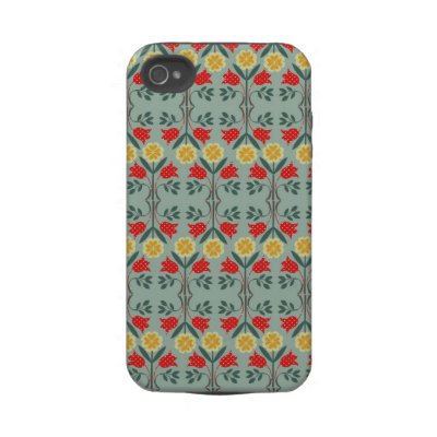 Fair isle fairisle floral pattern iPhone 4S case casemate cases