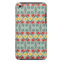 Fair isle fairisle floral retro hipster pattern iPod touch cases