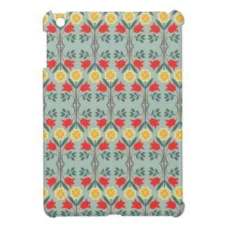 Fair isle fairisle floral rustic chic cute pattern iPad mini cover