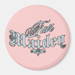 Fair Maiden Fridge Magnet