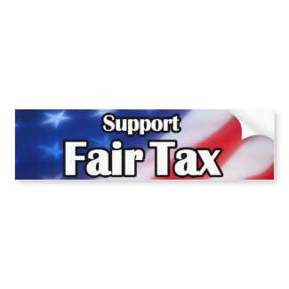 Fair Tax Bumper Sticker bumpersticker