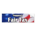 Fair Tax Bumper Sticker bumper stickers by cutencomfy Fair Tax Bumper Sticker bumper stickers