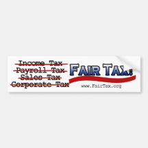 Fair Tax Bumper Sticker