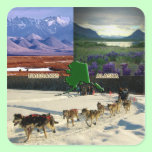 Fairbanks, Alaska Collage stickers