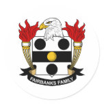 Fairbanks Family Crest Sticker
