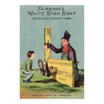 Fairbank's White Star Soap Ad posters