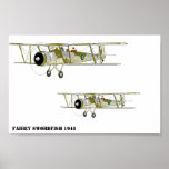 Fairey Swordfish 1941 Poster