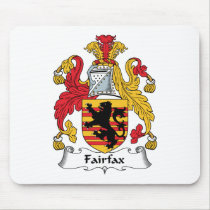 Fairfax Family Crest Mousepad