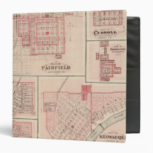 Fairfield, Carroll, Birmingham, Dunlap 3 Ring Binder