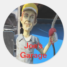 Fairground Character Joe's Garage Stickers
