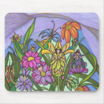 Fairies Among The Flowers Mousepad