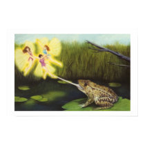 "Fairies and a Frog" Art Print by Nathan Lee James