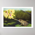 "Fairies and a Frog" Art Print by Nathan Lee James