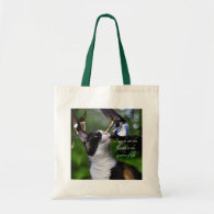 Fairies and Kitty Cat Friendship Quote Tote Tote Bags