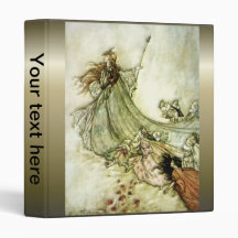 Fairies Away - Arthur Rackham Vinyl Binders