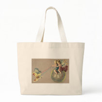 Fairies Riding a Bubble Tote Bags