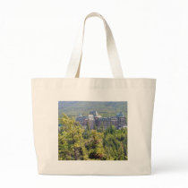 Fairmont Banff Springs Hotel In Banff Canada Canvas Bags