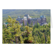Fairmont Banff Springs Hotel In Banff Canada Greeting Cards