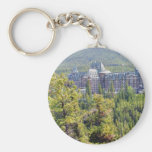 Fairmont Banff Springs Hotel In Banff Canada Key Chains