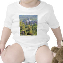 Fairmont Banff Springs Hotel In Banff Canada t-shirts by lifesphere Fairmont Banff Springs Hotel In Banff Canada t-shirts