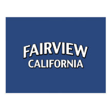 Fairview California Post Card