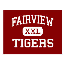 Fairview - Tigers - High - Fairview Pennsylvania Postcard
