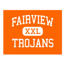 Fairview - Trojans - Junior - Memphis Tennessee Postcard