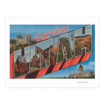 Fairview, Utah - Large Letter Scenes Postcards
