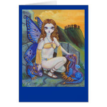 Fairy and Baby Dragons card