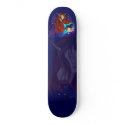 Fairy and Black Unicorn Skateboard
