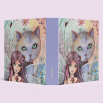 Fairy and Cat Binder by Molly Harrison