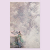 Fairy and Dragon Fantasy Art Stationary stationery
