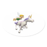 Fairy And Unicorn Sticker