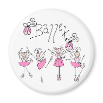 Fairy Angel Ballet Magnets
