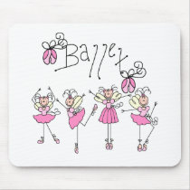 Fairy Angel Ballet mousepads