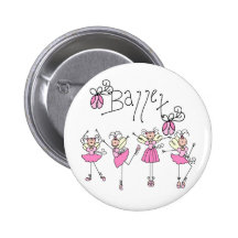Fairy Angel Ballet Pinback Buttons
