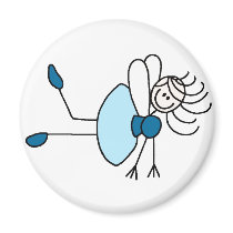 Fairy Angel In Blue Magnet