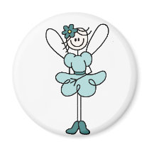 Fairy Angel In Teal Magnet