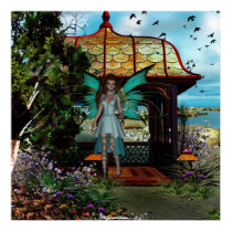 Fairy Aqua Blythe Poster posters by FairytaleDesigns Fairy Aqua Blythe Poster posters