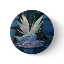 Fairy Art button - "Wood Spirit"