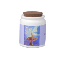 Fairy Art Candy/Herb Jar - Cloud Sprites candy jars
