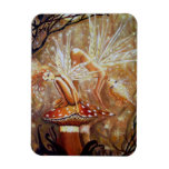 Fairy Art Magnet - Earth Sprites By Susan Rodio premium magnets