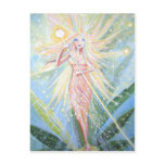 Fairy Art postcard - "Crystal Lights Fairy"