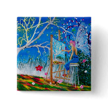Fairy Artist Faery buttons