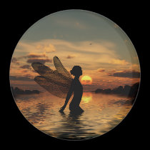 Fairy at Sunset Magnet